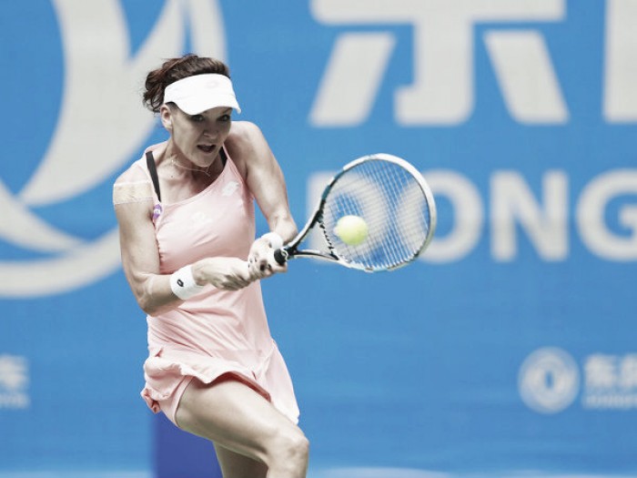 Una Radwanska "on fire" se cita con Wozniacki en el torneo de Wuhan