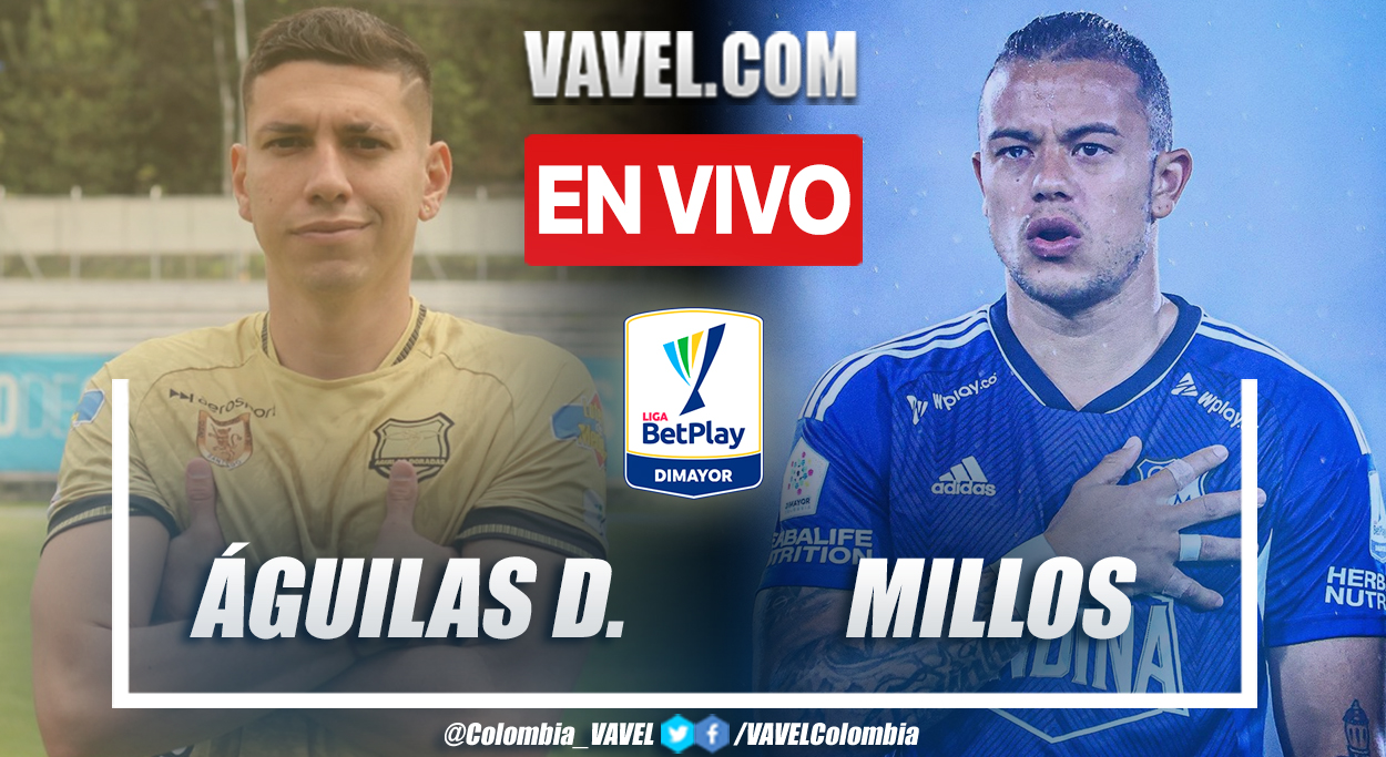Resumen y goles: Águilas Doradas 2-0 Millonarios en fecha 9 de la Liga BetPlay 2023-II