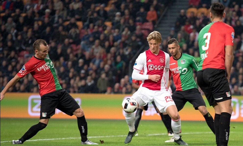 Goles y resumen del Ajax 2-2 NEC Nijmegen en Eredivisie 2024