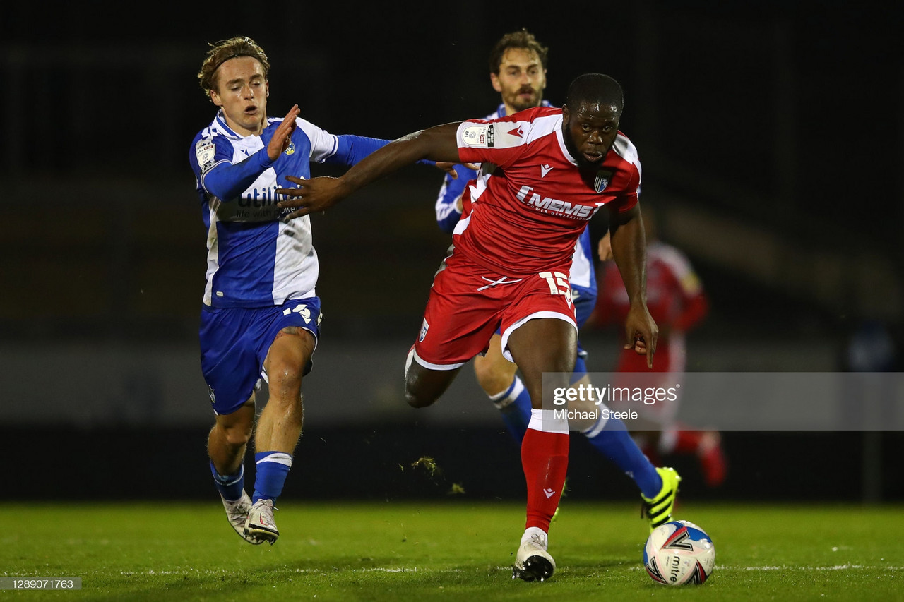 Gillingham 2-0 Bristol Rovers: Akinde brace the difference in scrappy affair