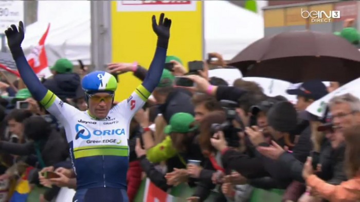 Albasini remporte l'étape, Quintana le général