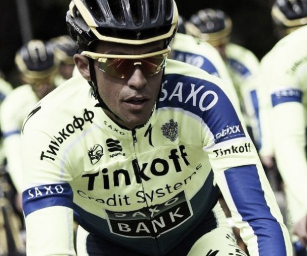 Alberto Contador: "Estoy contento de haber salvado la etapa"