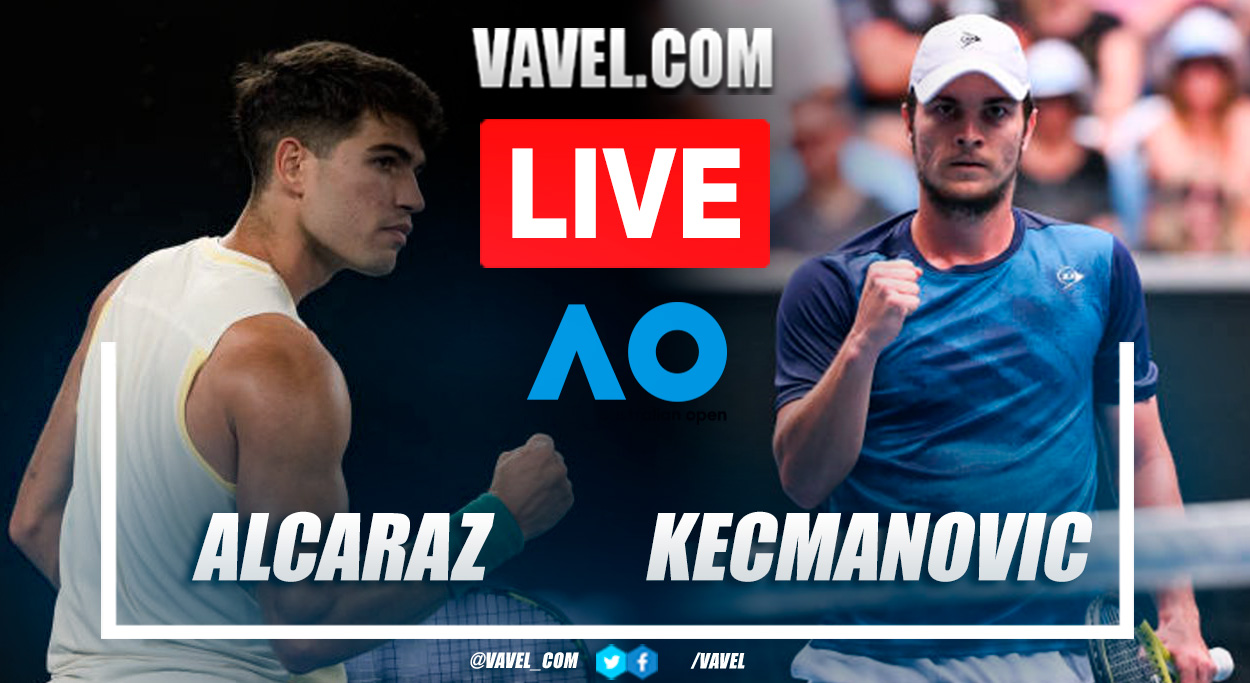 Highlights and best points of Alcaraz 3-0 Kecmanovic at Australian Open 2024