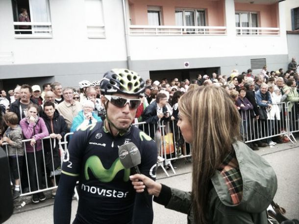 Alejandro Valverde: "Ha sido un día bastante duro"