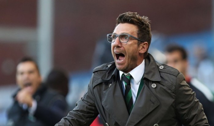 Sassuolo, Di Francesco: "Serve continuità. Missiroli? Non gioca"