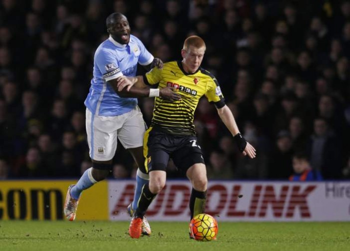 Il City passa sul Watford: 1-2 e un grazie ai campioni