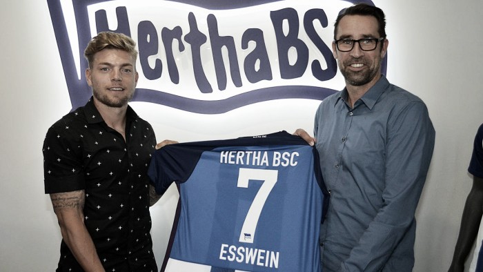 Meia Alexander Esswein é anunciado pelo Hertha Berlin