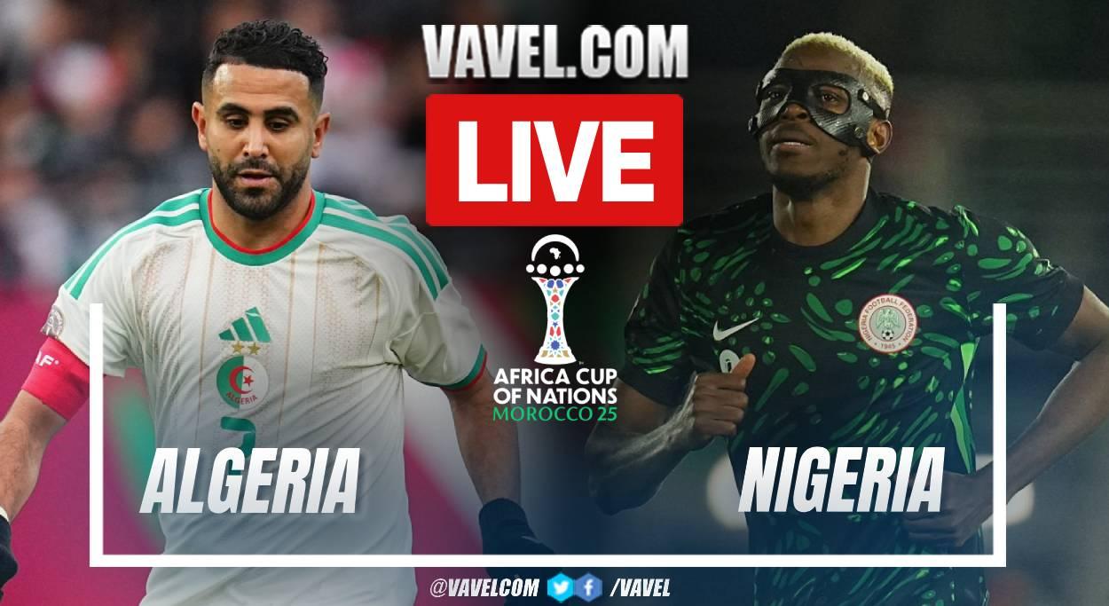 Algeria vs Nigeria LIVE Score Updates: half-time (0-0)