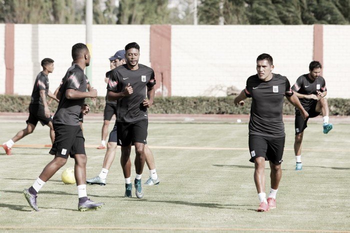 Alianza Lima culminó su segundo día de entrenamientos en Arequipa