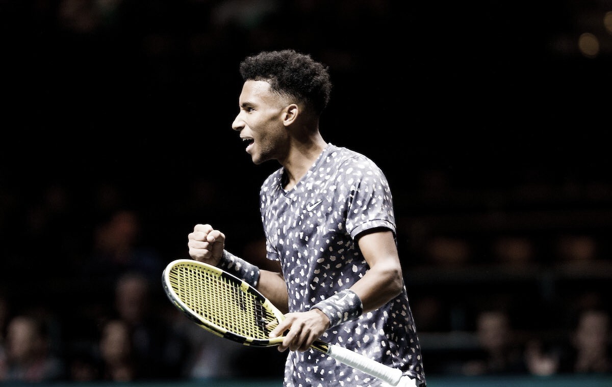 Auger-Aliassime domina Dimitrov e vai às quartas em Roterdã Auger-Aliassime domina Dimitrov e vai às quartas em Roterdã