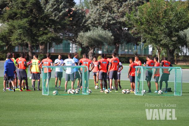 Seis sesiones y un amistoso para preparar el partido contra el Almería