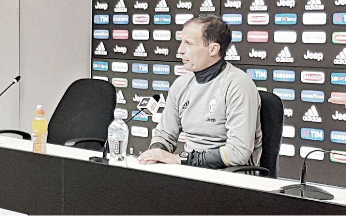 Juve, Allegri verso il derby: "Per noi vale lo Scudetto. Il turnover non pregiudica la prestazione" Juve, Allegri verso il derby: "Per noi vale lo Scudetto. Il turnover non pregiudica la prestazione"
