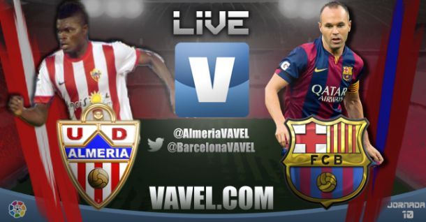 Live Liga BBVA : le match Almeria - FC Barcelone en direct