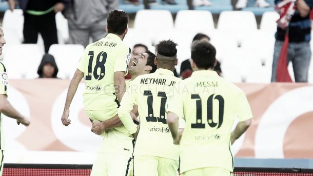 Com gol de Neymar e grande atuação de Suárez, Barcelona vence Almería de virada