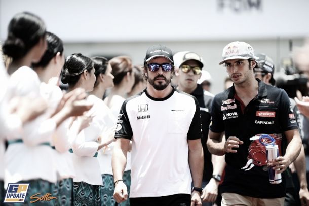 Fernando Alonso: "Ha sido una sorpresa rodar con el grupo"