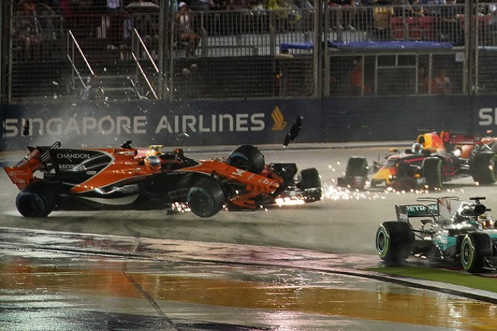 Gp Singapore, una gara a due facce per la McLaren: le dichiarazioni di Alonso e Vandoorne