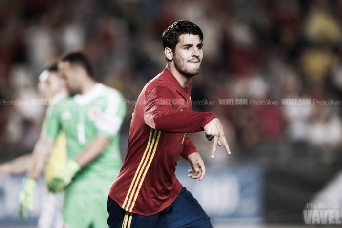 Álvaro Morata: "El partido pudo ser de la fase final de un Mundial"