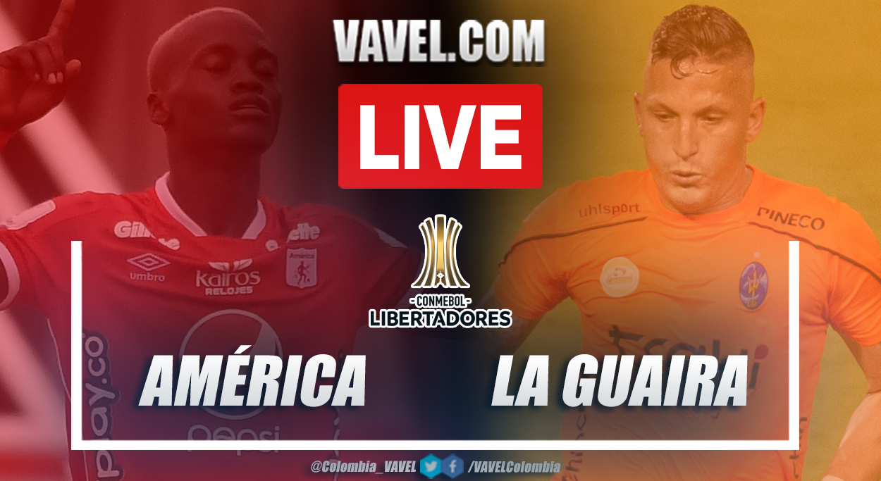Resumen América vs La Guaira (3-1) en la fecha 5 del grupo H por Copa Libertadores 2021