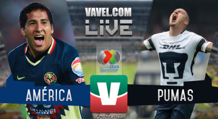 Resultado y goles del América 2-1 Pumas en Liga MX 2017 Resultado y goles del América 2-1 Pumas en Liga MX 2017