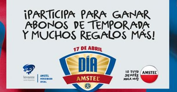 El Levante - Espanyol declarado el 'Día Amstel'