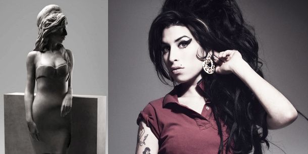 Una estatua como homenaje a Amy Winehouse