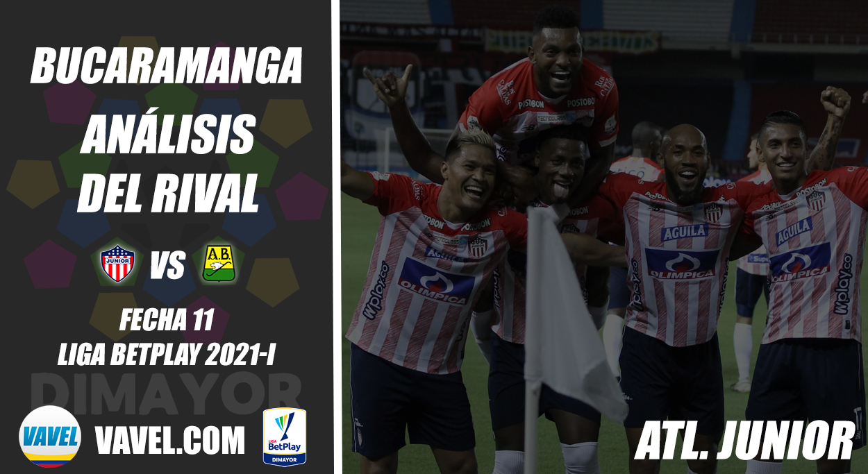 Atlético Bucaramanga, análisis del rival: Junior de Barranquilla (Fecha 11, Liga 2021-I)