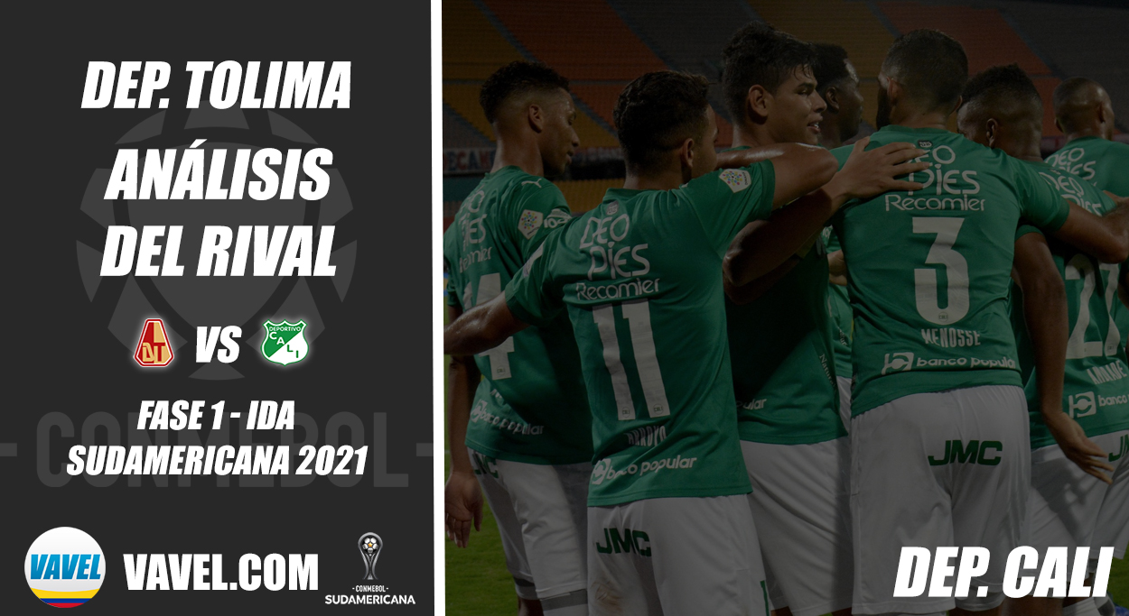 Deportes Tolima, análisis del rival: Deportivo Cali (Fase 1 - ida, Sudamericana 2021)