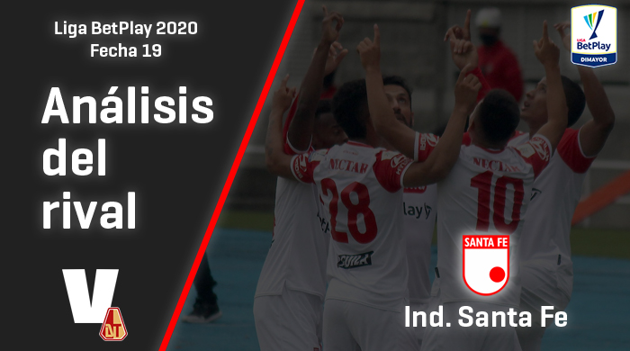 Deportes Tolima, análisis del rival: Independiente Santa Fe (Fecha 19, Liga 2020)