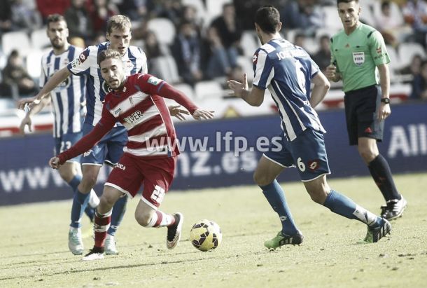 Deportivo de la Coruña - Granada CF: puntuaciones del Granada CF, jornada 20