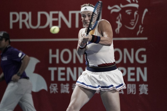 WTA Hong Kong: Anastasia Pavlyuchenkova survives Jacqueline Cako for a place in the quarterfinals