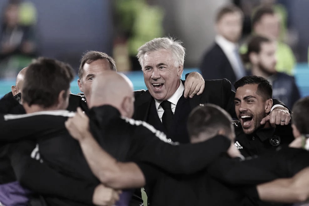 Ancelotti: "Es un placer entrenar a estos jugadores"