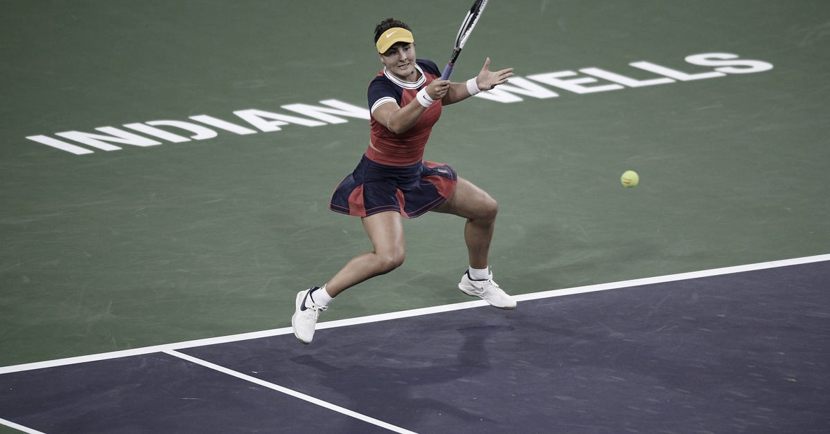 Andreescu inicia defesa do título com vitória suada contra Riske em Indian Wells