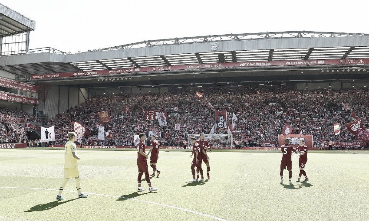 El Liverpool golea al Brighton y sella su participación en Champions