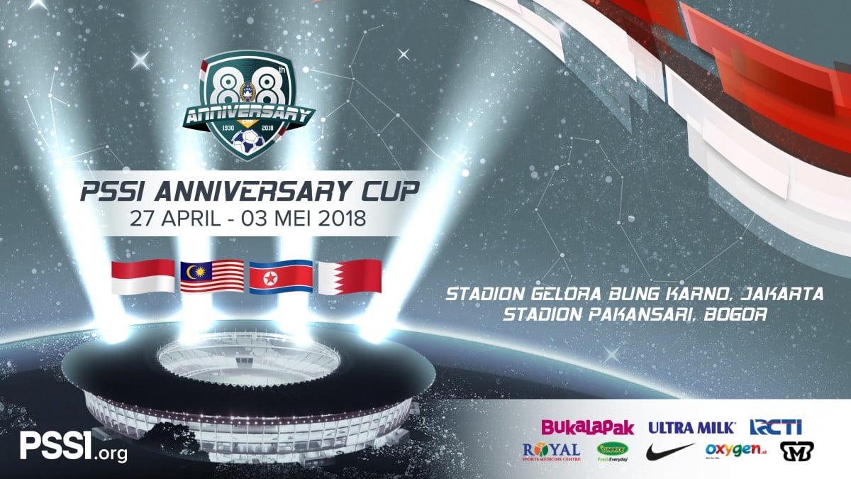 PSSI Rilis Jadwal Lengkap Anniversary Cup 2018