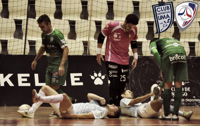 UMA Antequera - Santiago Futsal: guerras diferentes