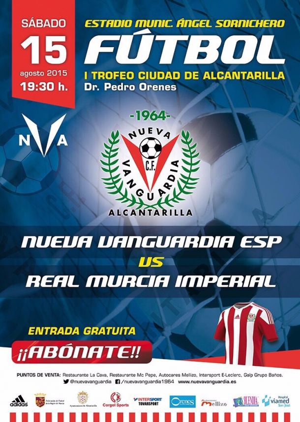 El Nueva Vanguardia se enfrentará al Murcia Imperial en el I Trofeo Ciudad de Alcantarilla