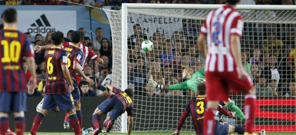 Barcelona 0 - 0 Atlético de Madrid: Valdés impide que el Atlético conquiste la Supercopa