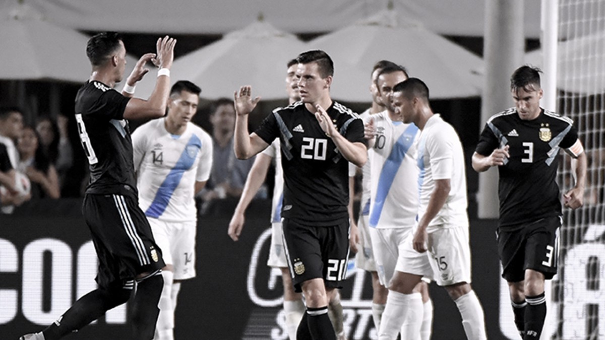 Argentina venció sin problemas a Guatemala Argentina venció sin problemas a Guatemala