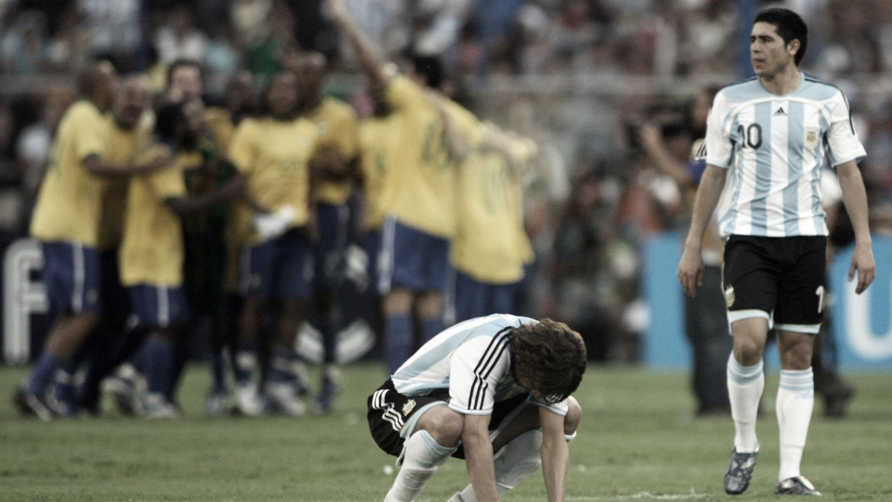 Los últimos antecedentes entre Argentina y Brasil en Copa América