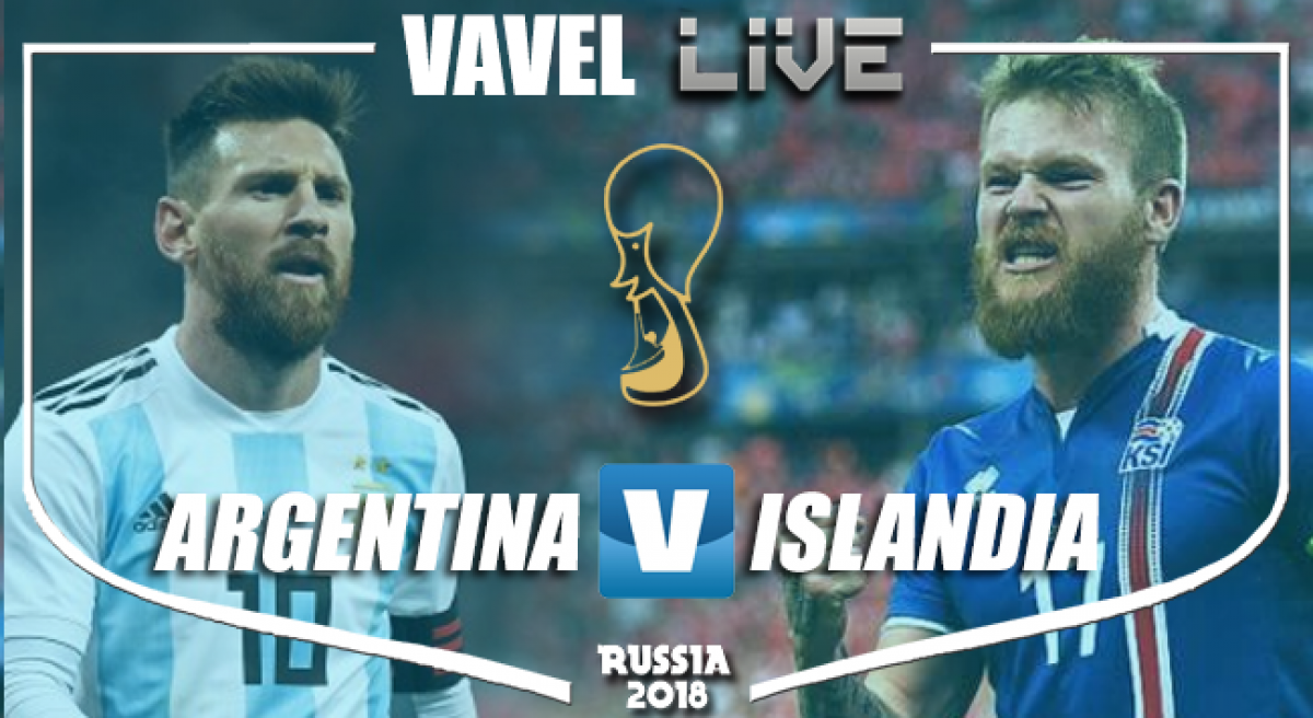 Resumen Argentina 1-1 Islandia en Mundial Rusia 2018