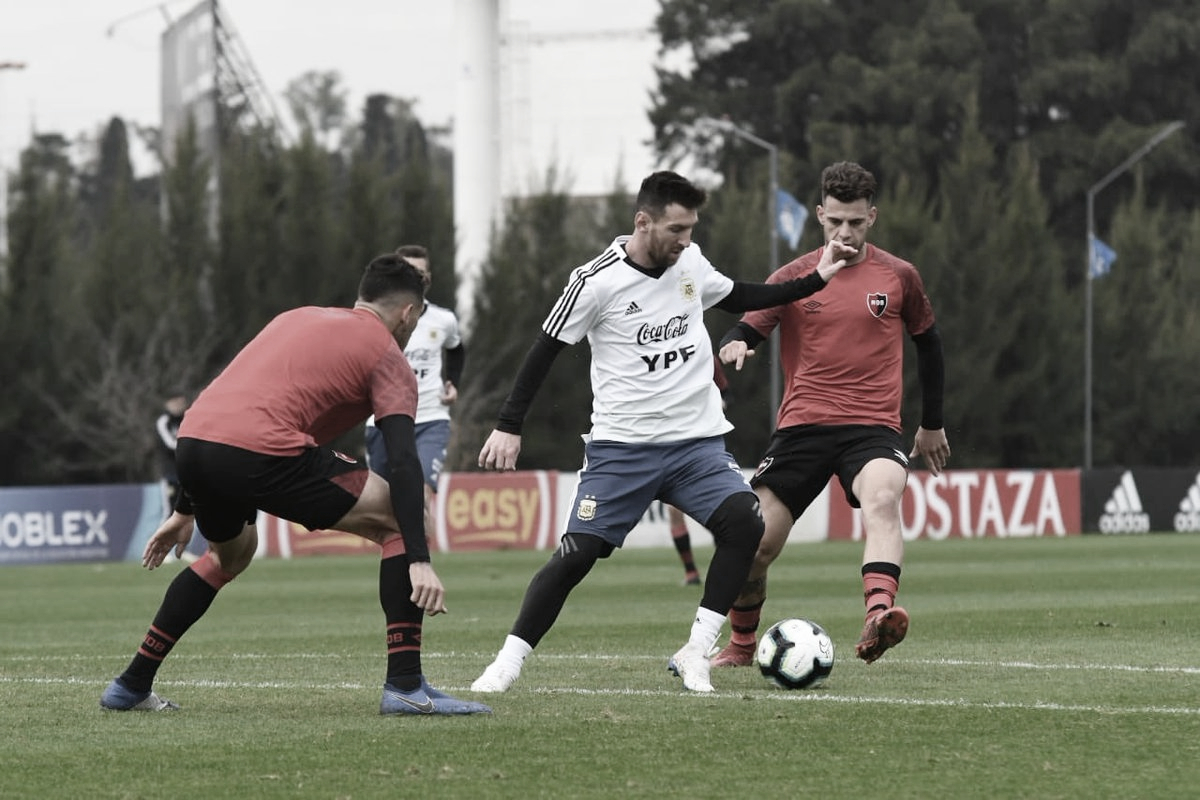La Albiceleste venció a Newell's en un amistoso informal La Albiceleste venció a Newell's en un amistoso informal