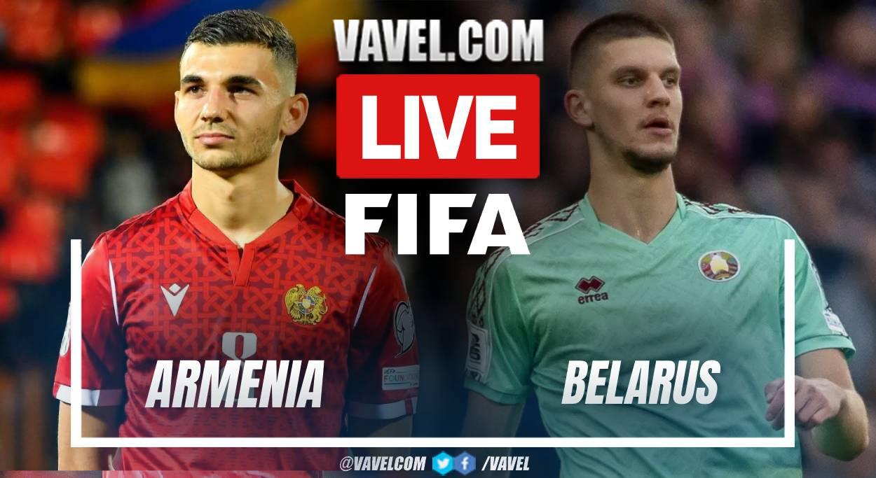 Armenia vs Belarus LIVE Score Updates Friendly Match