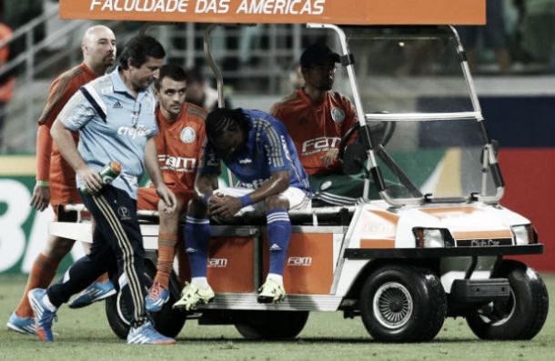 Médicos confirmam lesão e Arouca só volta jogar pelo Palmeiras em 30 dias