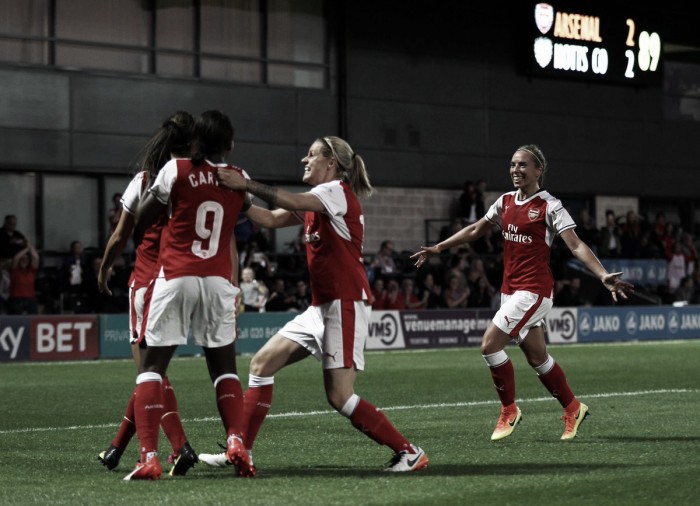 Arsenal 3-2 Notts County: Gunners into semi-final after frantic final ten