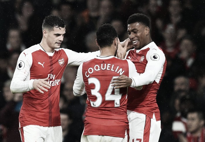 Arsenal-Stoke City: "El Arsenal continúa en la lucha por la Premier"