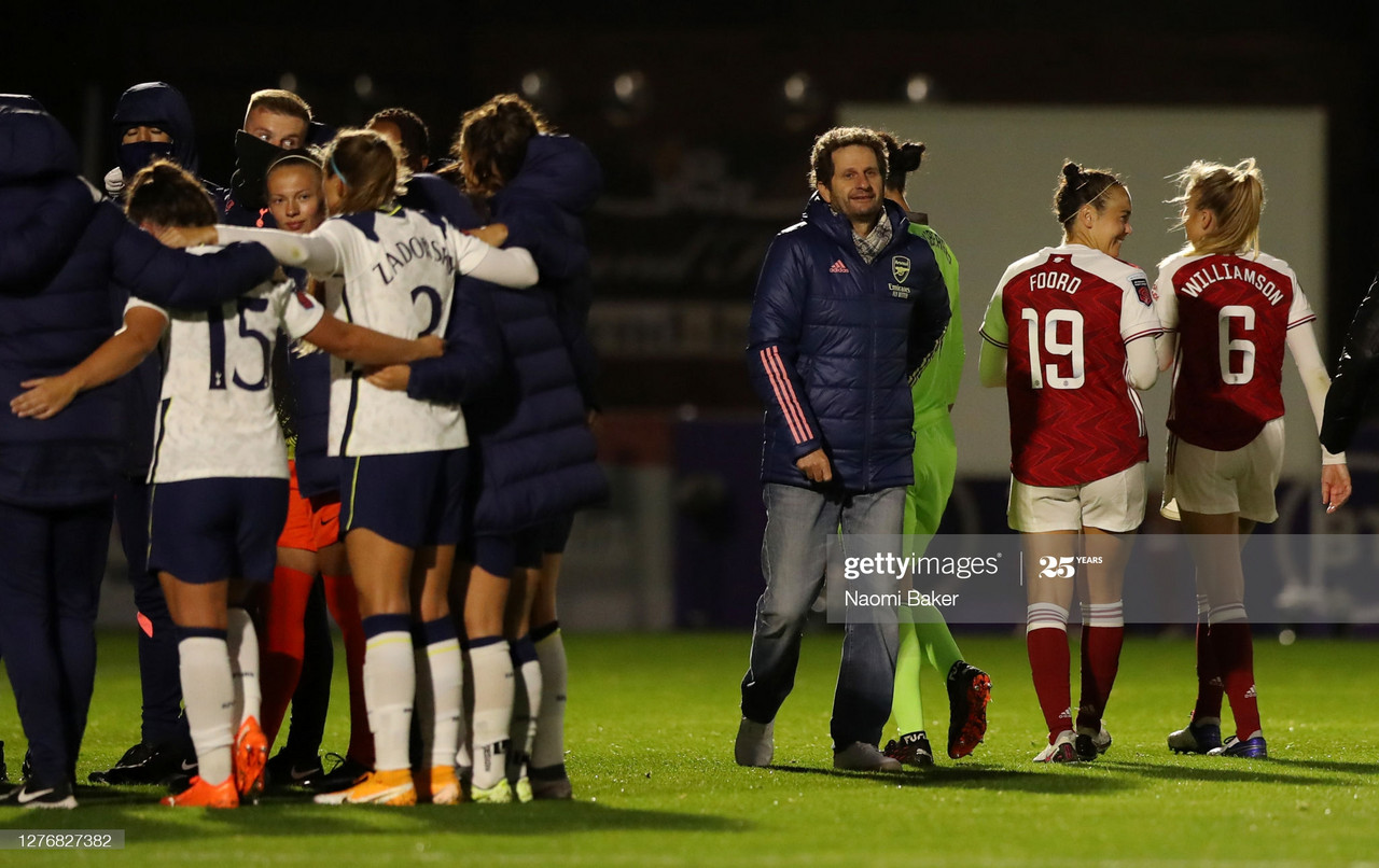 Arsenal 4-0 Tottenham: Lisa Evans hat-trick cements Arsenal's place in the Vitality FA Cup Semi-Final 
