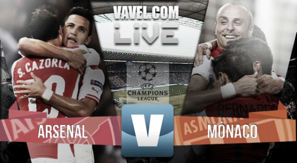 Resultado Arsenal - Mónaco en la Champions League 2015  (1-3)