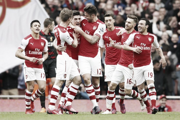 2015/16 ENGLISH SOCCER ARSENAL FC FIXTURE/SCHEDULE