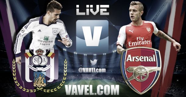 Anderlecht - Arsenal LIVE: Score, Goals, Result and Text Commentary of Champions League 2014