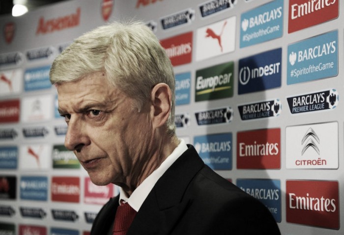 Arsène Wenger: "Estoy muy decepcionado con el partido que hemos hecho"